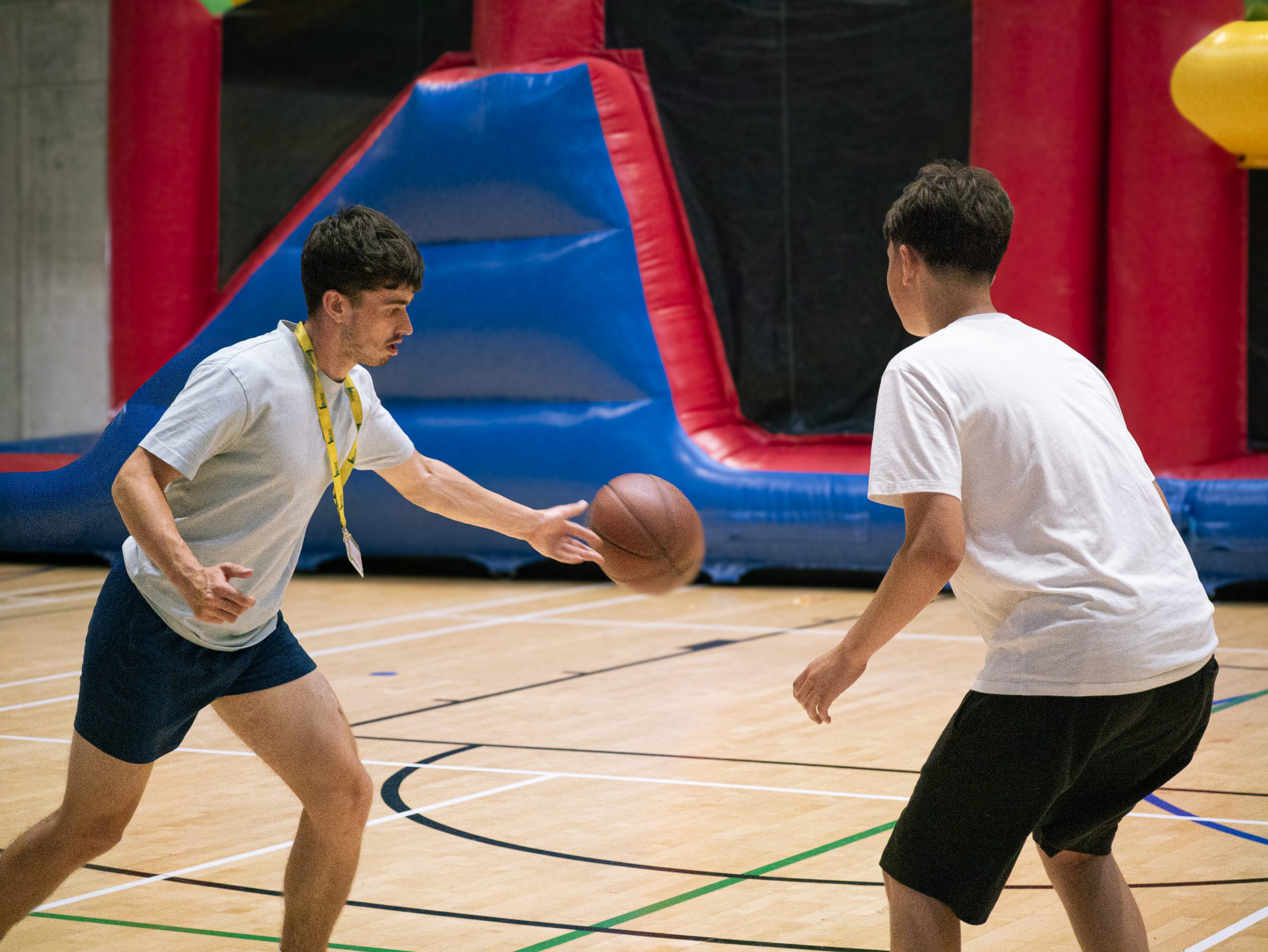 Students enjoying activities at SETU Arena