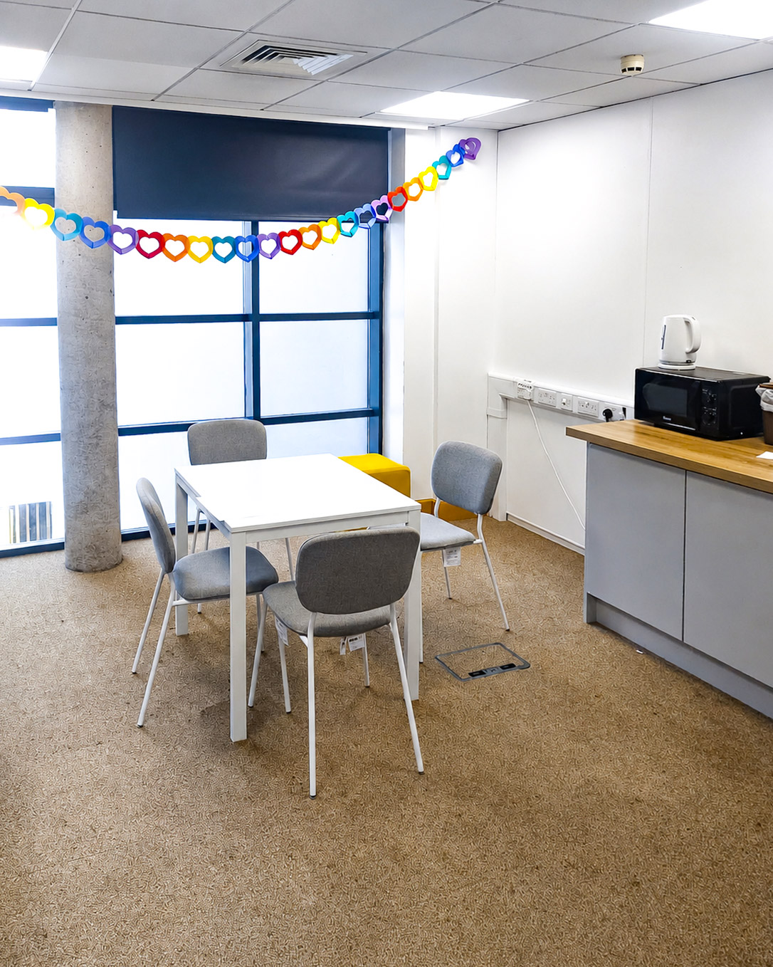 Kitchen area at Babel Academy Ulysses House